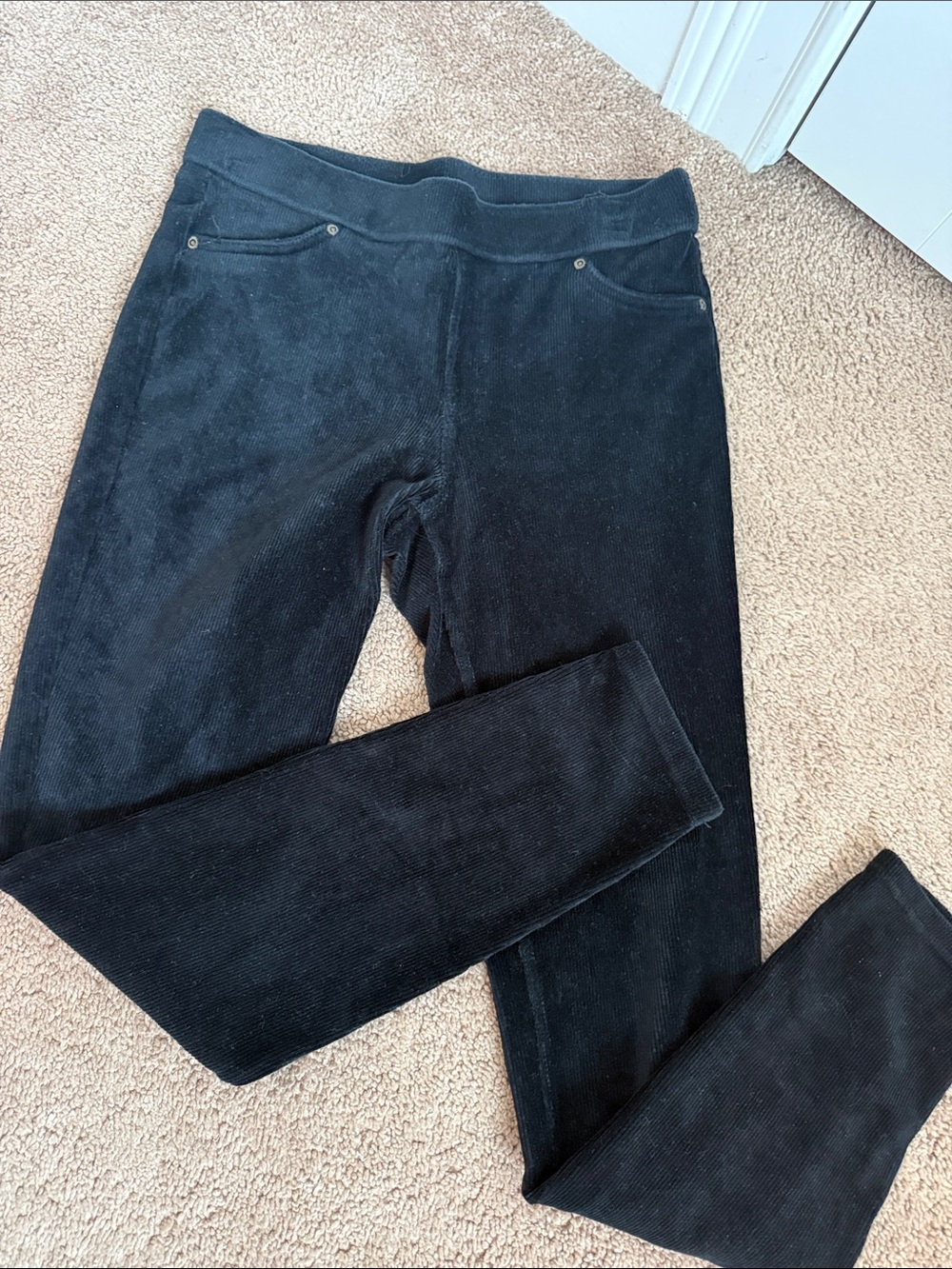Black Women’s Pull-On Corduroy Pants